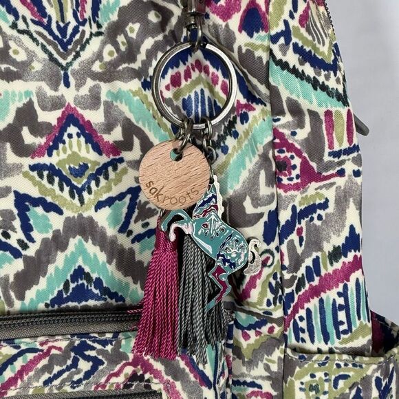 Sakroots Women’s Loyola Convertible Backpack NWOT  15x10.5x4.5\